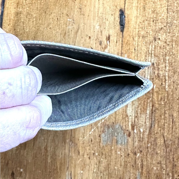 HIROKO HAYASHI GIRASOLE Leather Gold Credit Card Billfold Wallet New in Box - Picture 6 of 7